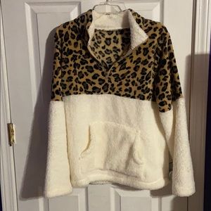 Leopard Print Pullover